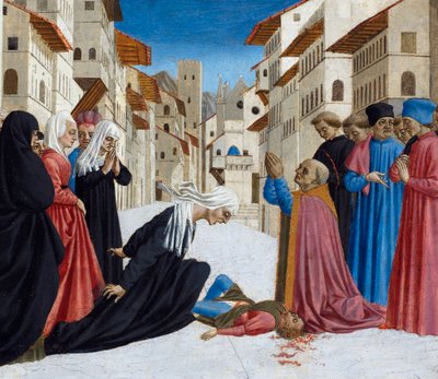 Il miracolo di San Zenobio, 1442-48 da Domenico Veneziano